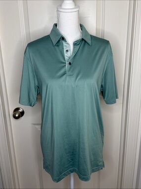 Men's MAELREG Short Sleeve Polo Shirt in Teal size small